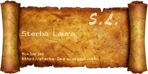 Sterba Laura névjegykártya